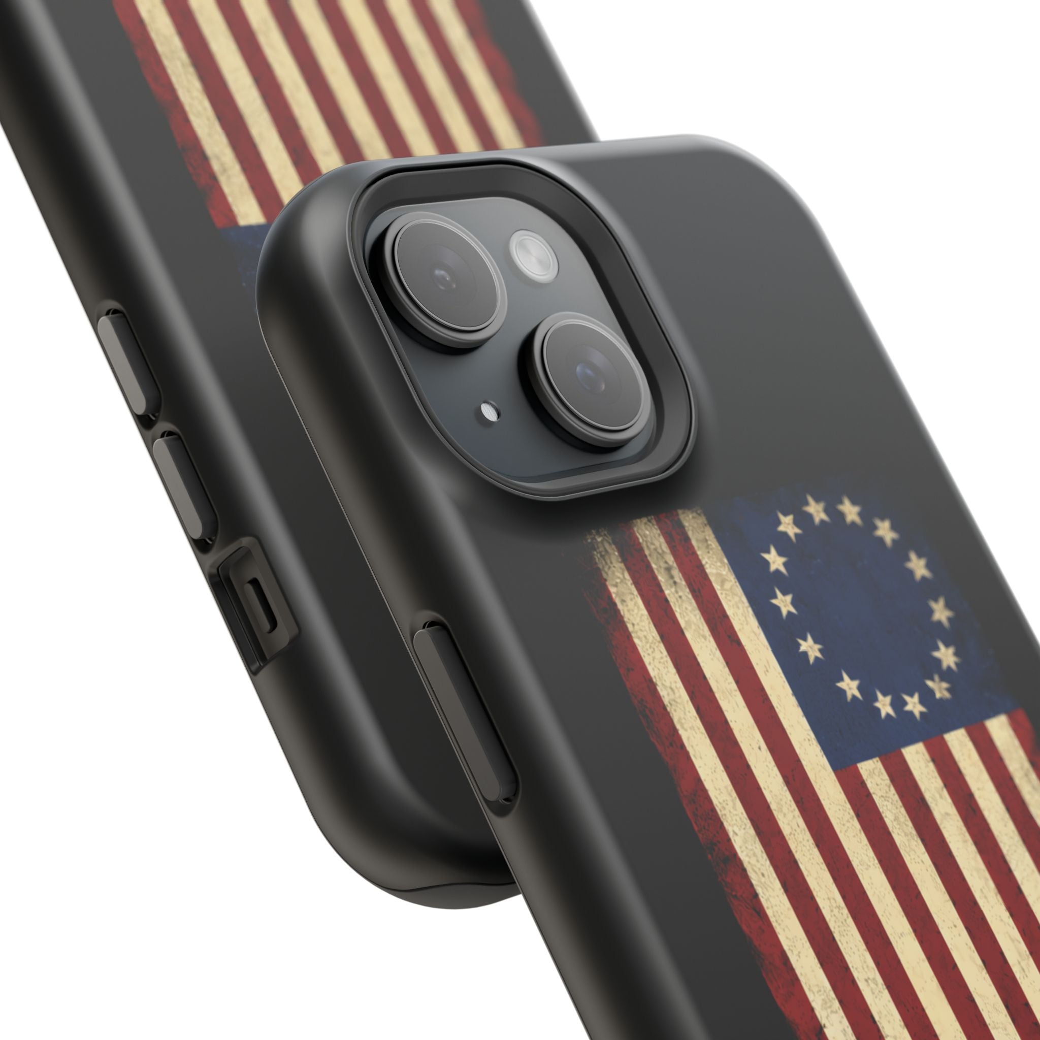 Phone Case — Vintage Betsy Ross Flag "We the People" Magnetic Impact-Resistant Case