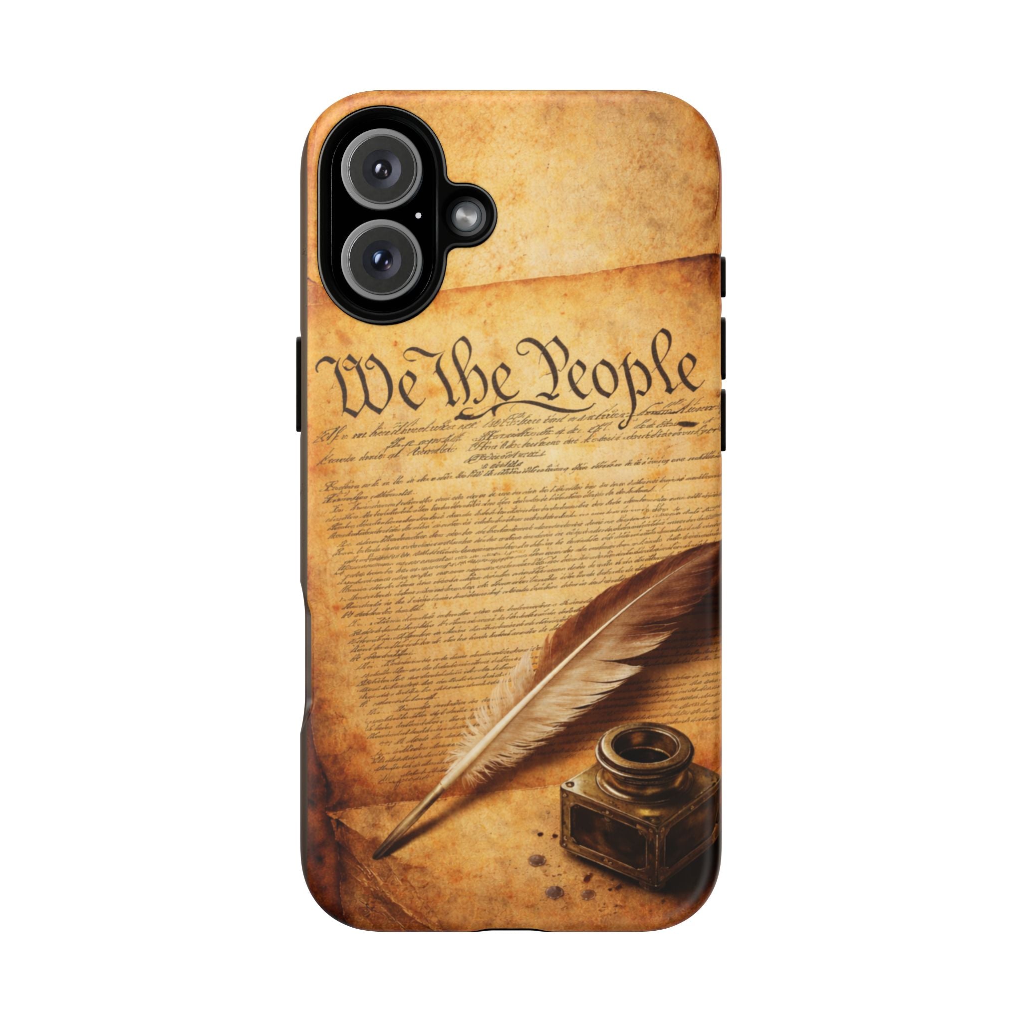 Patriotic "We The People" Phone Case — Vintage Constitution Design