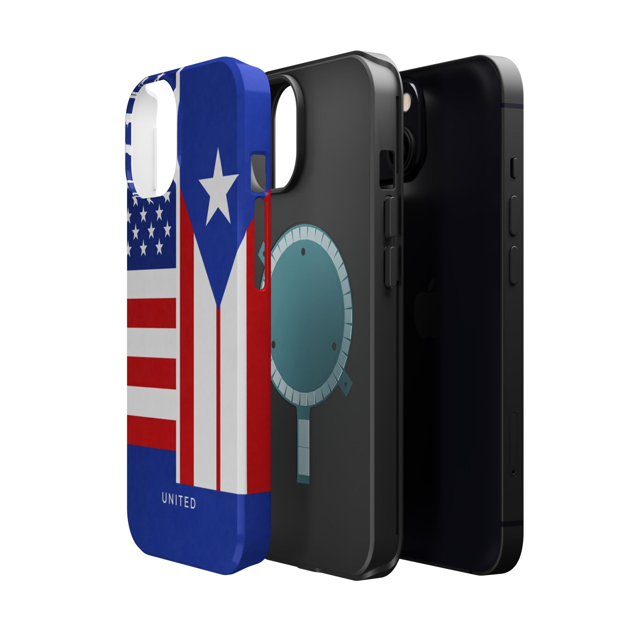Puerto Rico USA Unity Flag Phone Case Iphone 13-17