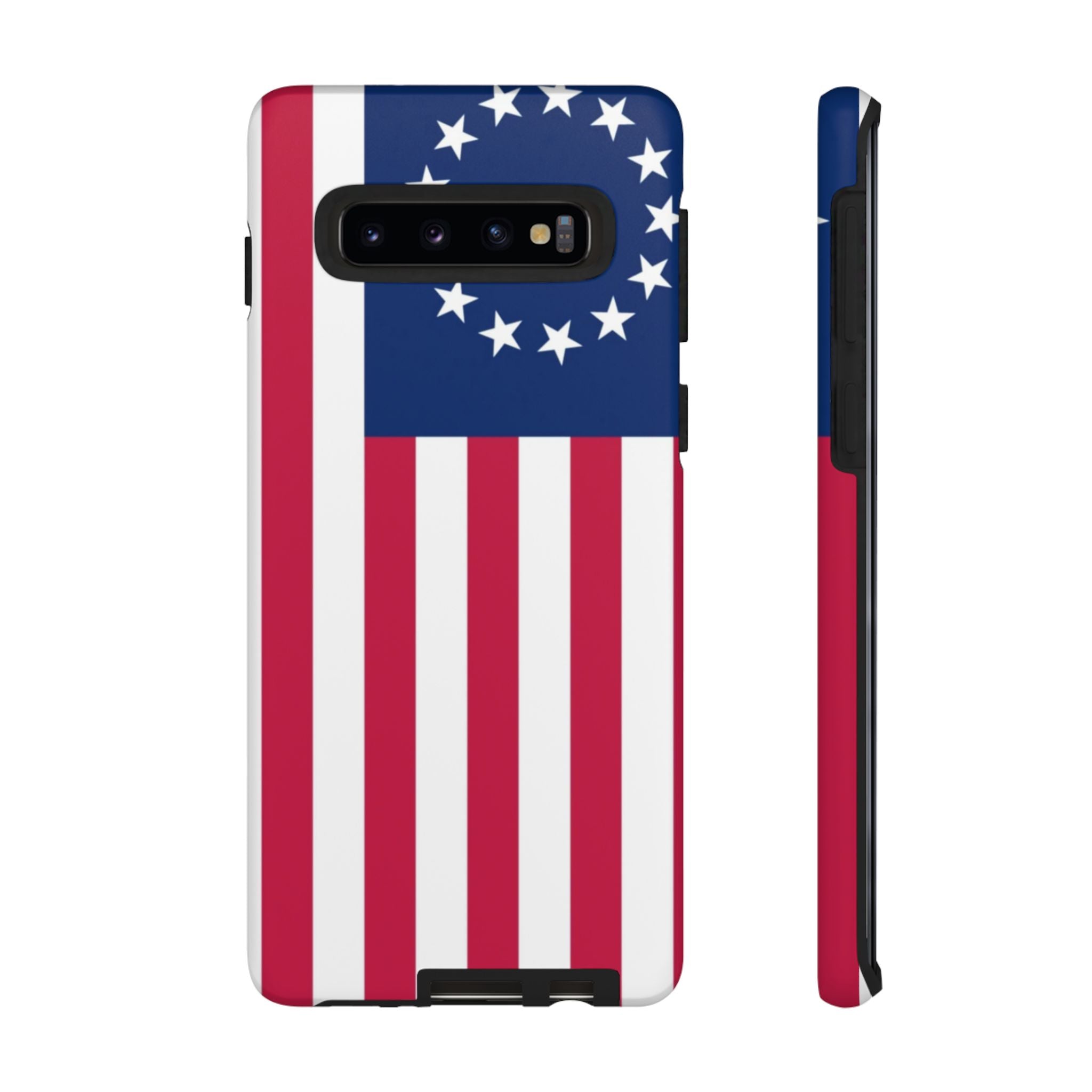 Betsy Ross Flag Tough Phone Case — Patriotic 13-Star American Protective Cover