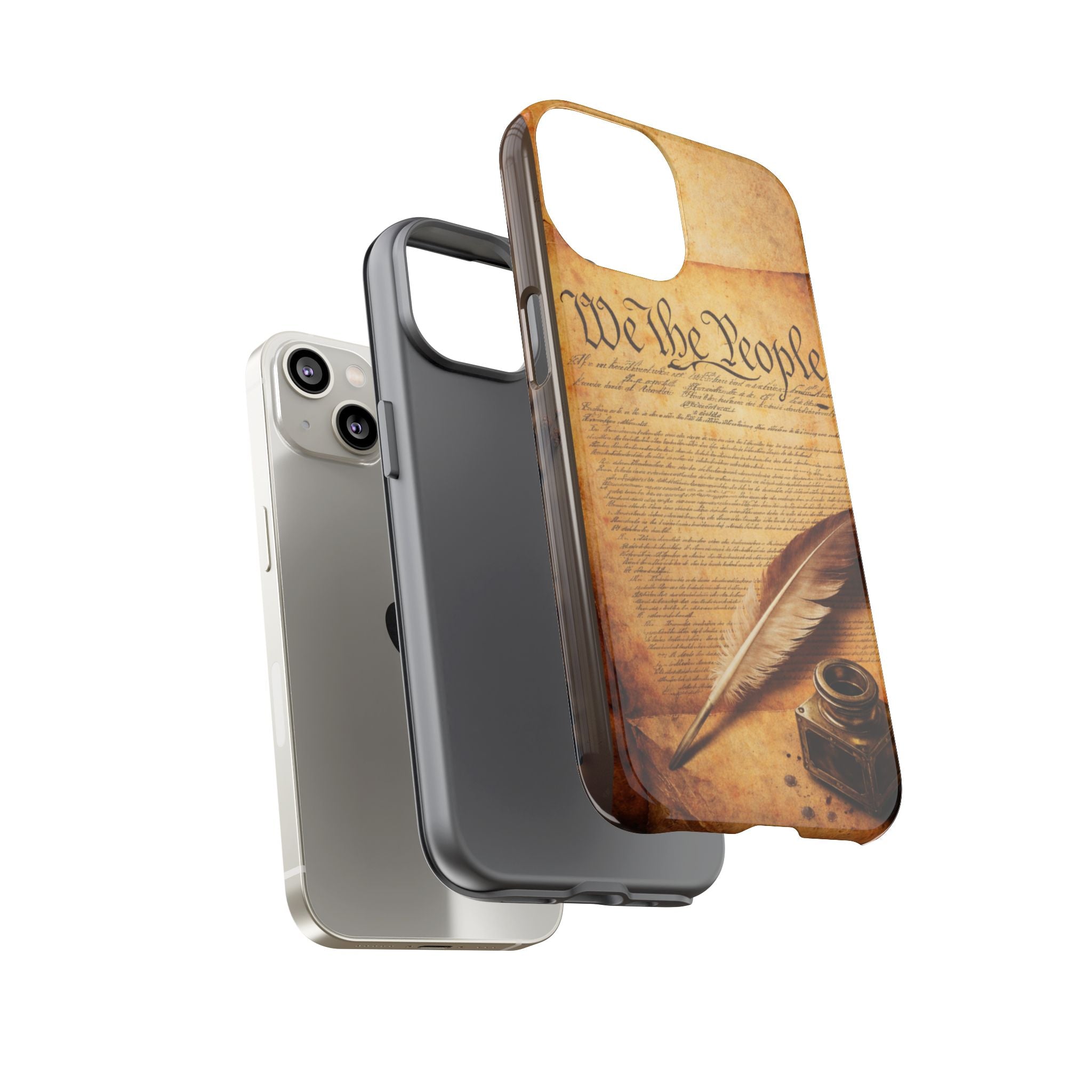 Patriotic "We The People" Phone Case — Vintage Constitution Design