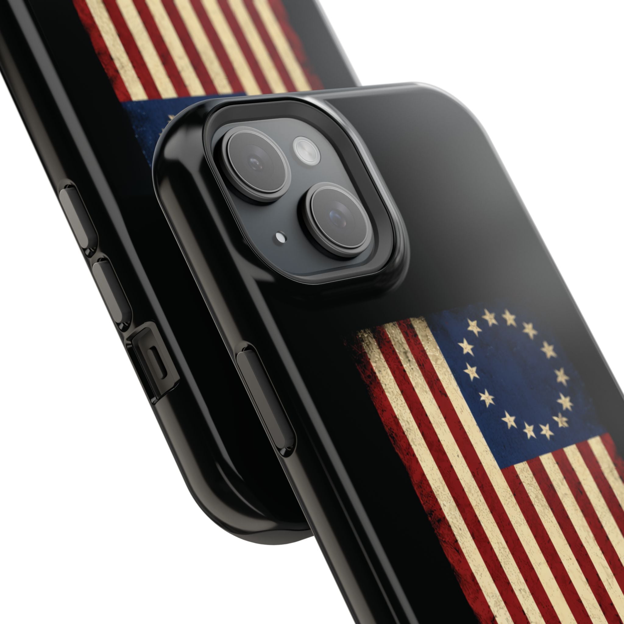 Phone Case — Vintage Betsy Ross Flag "We the People" Magnetic Impact-Resistant Case