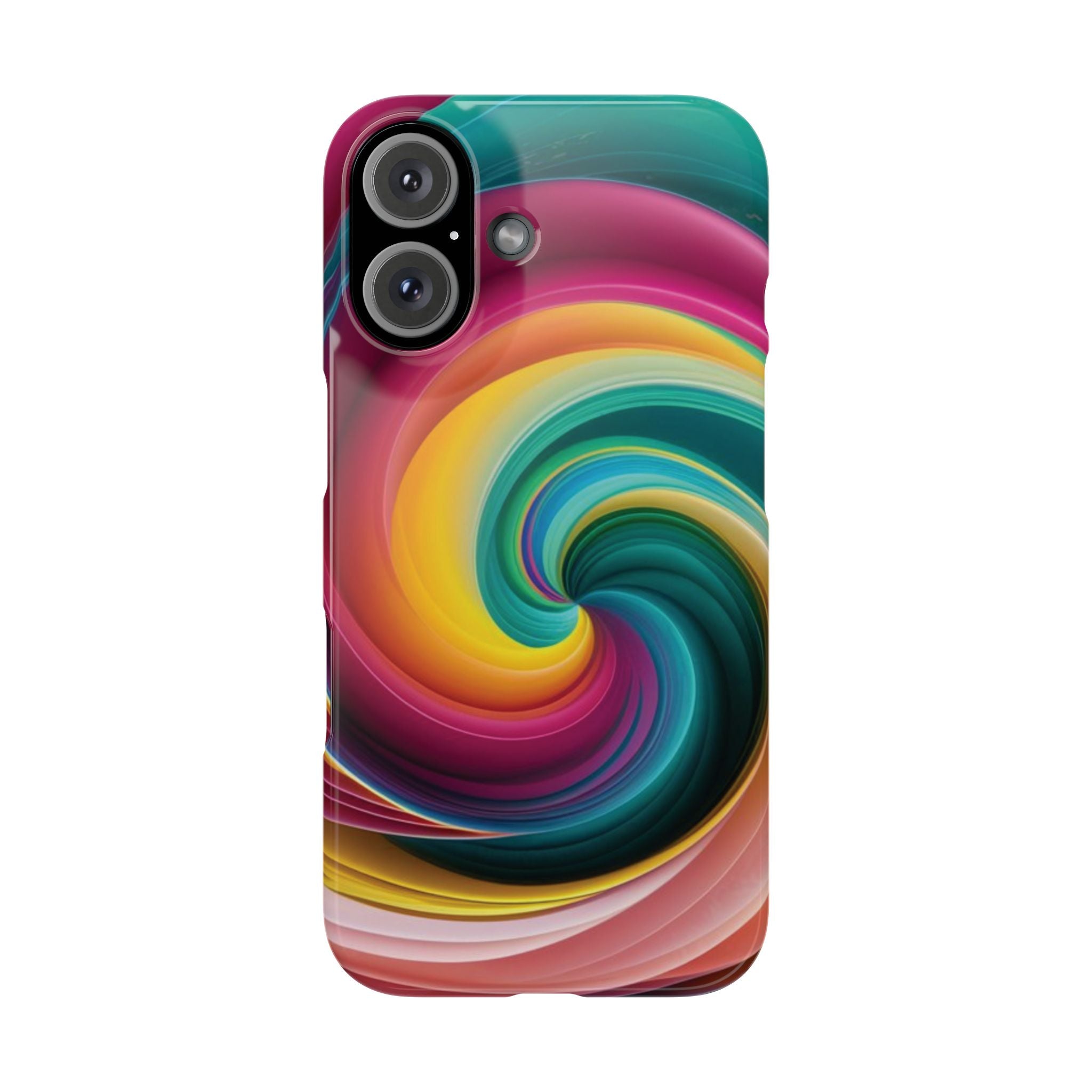 Colorful Abstract Swirl Phone Case I phone 18-13