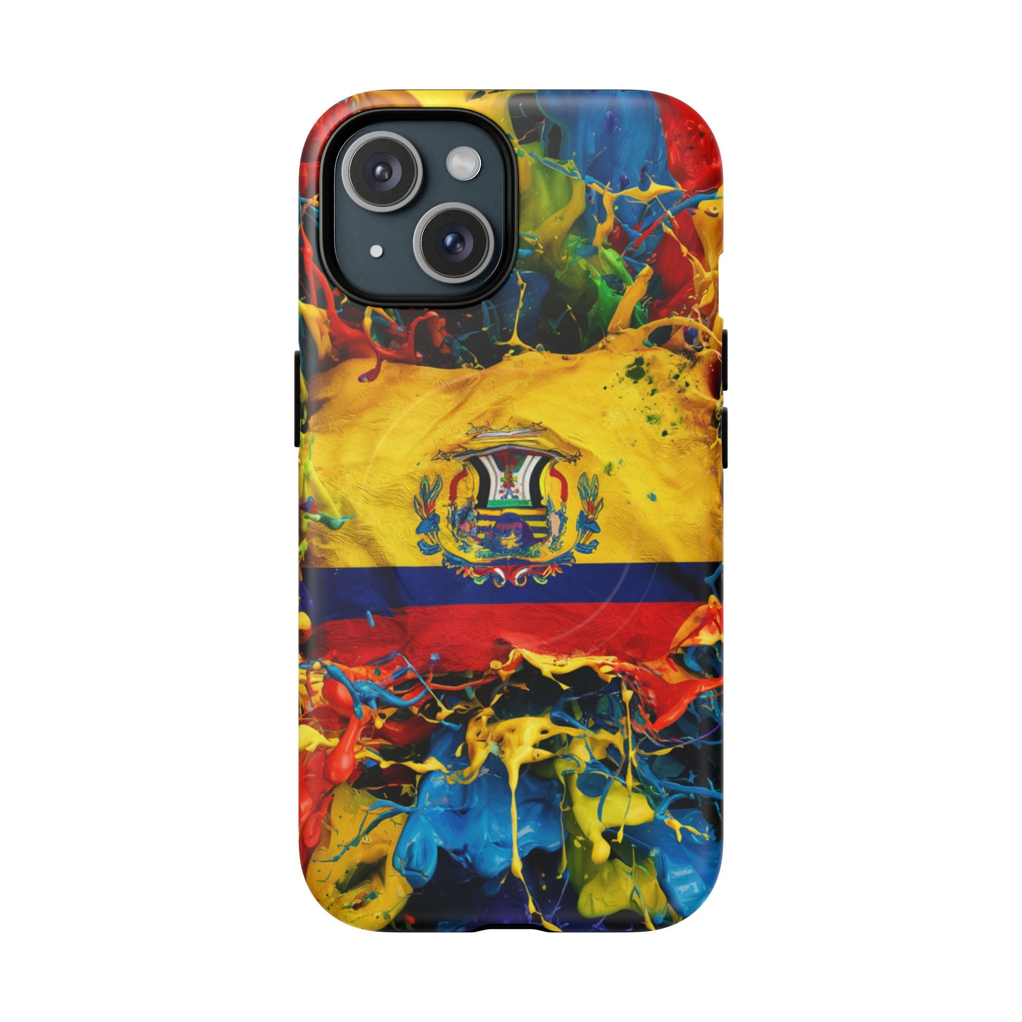 Paint Splash Phone Case, Ecuadorian design fits Iphone 14-16