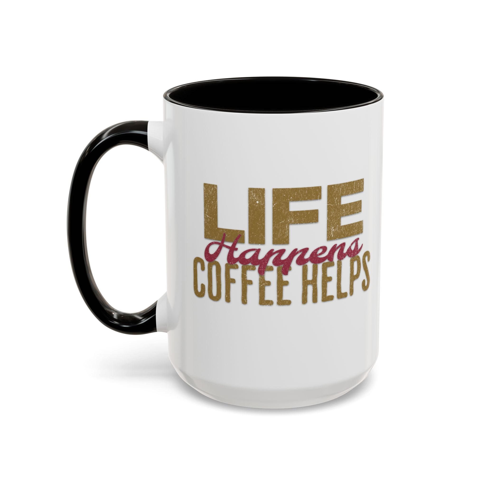 Coffee Is a Cup of Hope 15oz Mug — Colorful Ceramic Coffee Cup