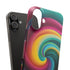 Colorful Abstract Swirl Phone Case I phone 18-13