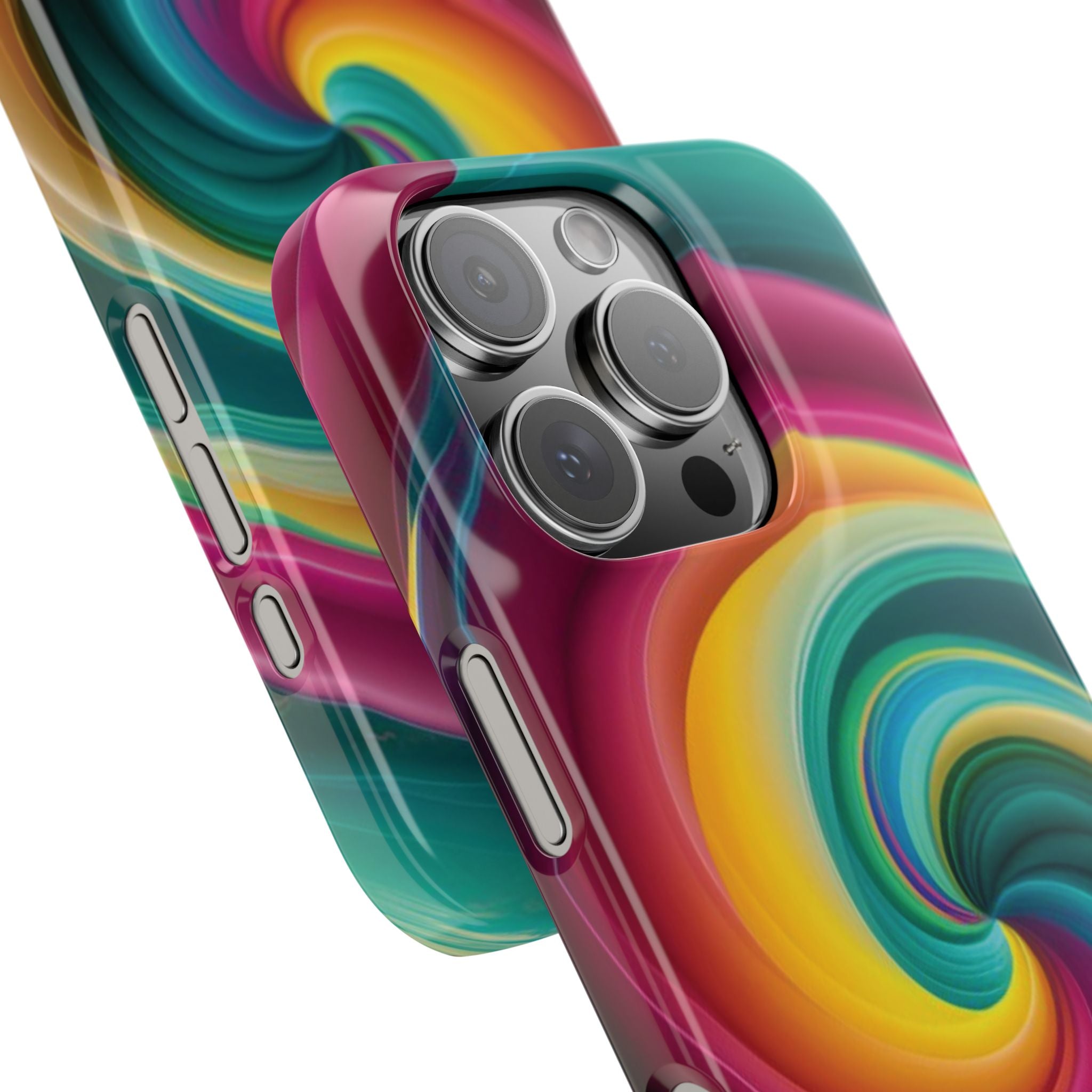 Colorful Abstract Swirl Phone Case I phone 18-13