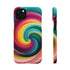 Colorful Abstract Swirl Phone Case I phone 18-13