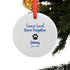 Personalized Pet Memorial Ornament, Custom Pet Ornament, Loss of Pet Gift, Holiday Remembrance Decoration