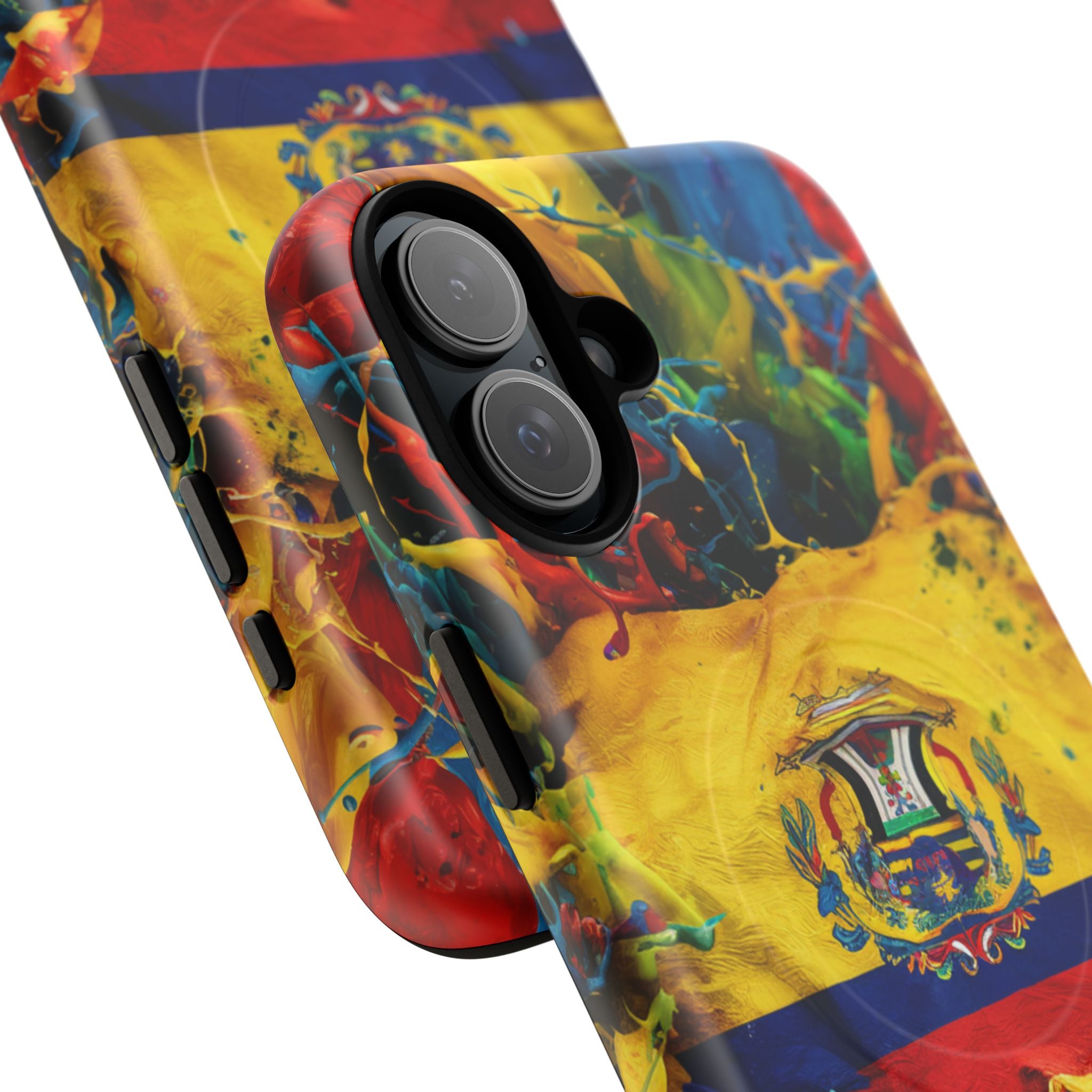 Paint Splash Phone Case, Ecuadorian design fits Iphone 14-16
