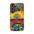 Phone Case, Ecuadorian Flag Paint Splash Design For Samsung And Google Pixel