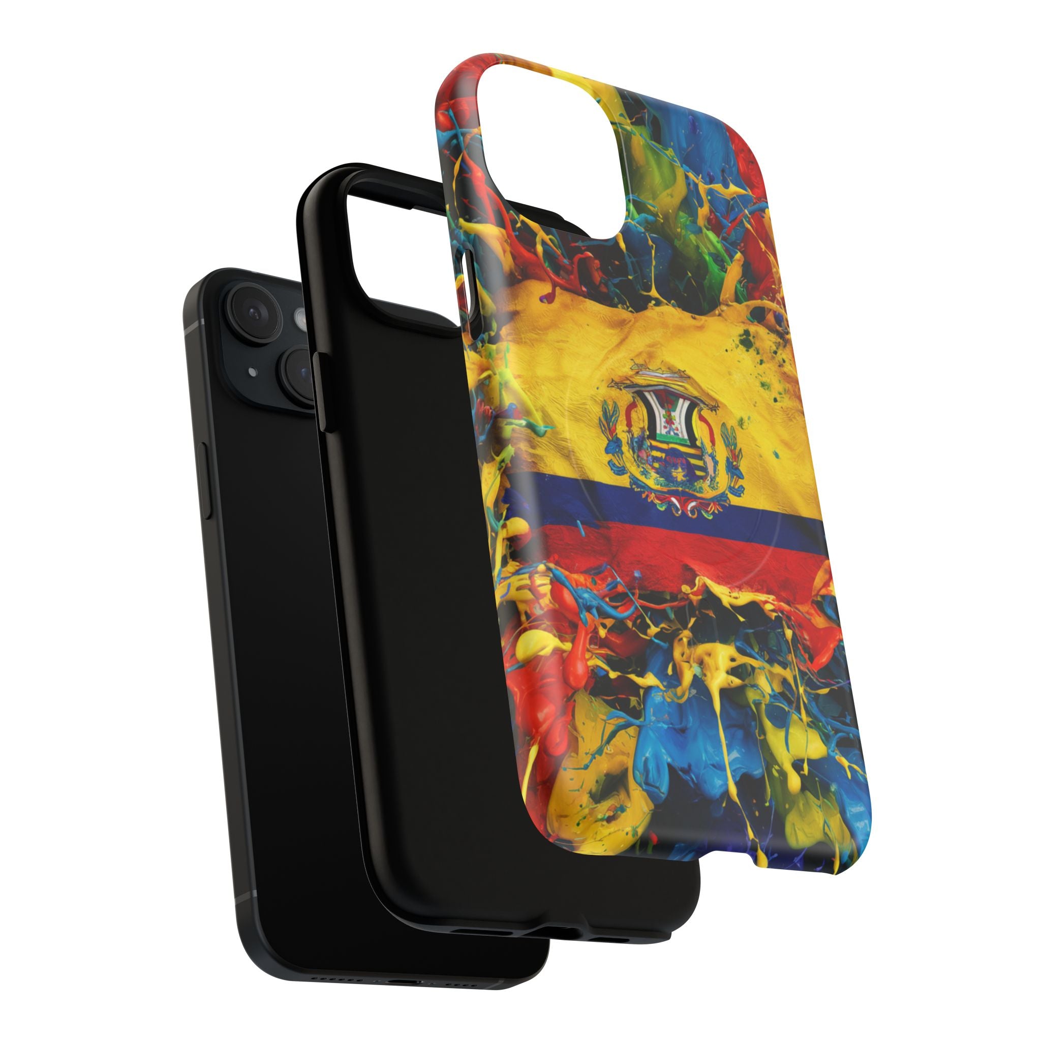 Paint Splash Phone Case, Ecuadorian design fits Iphone 14-16