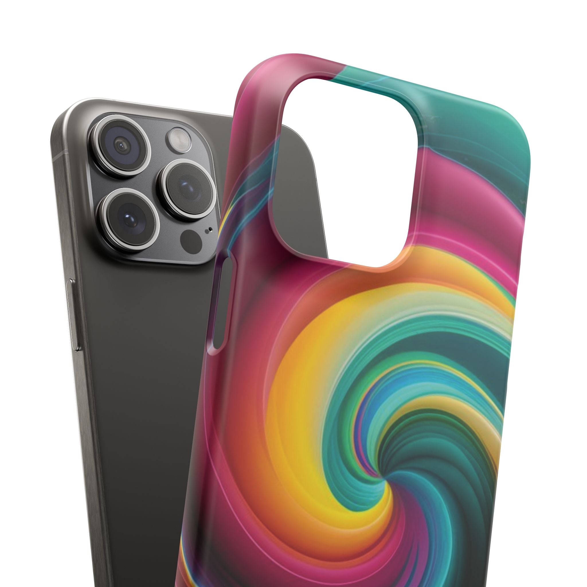 Colorful Abstract Swirl Phone Case I phone 18-13