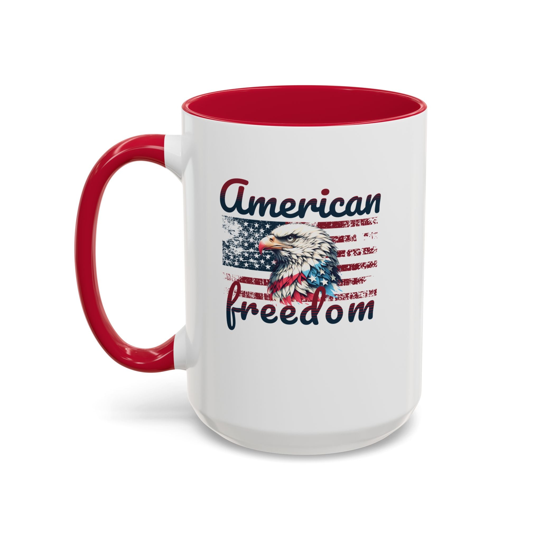 American Eagle Mug — Patriotic 15oz Coffee Cup