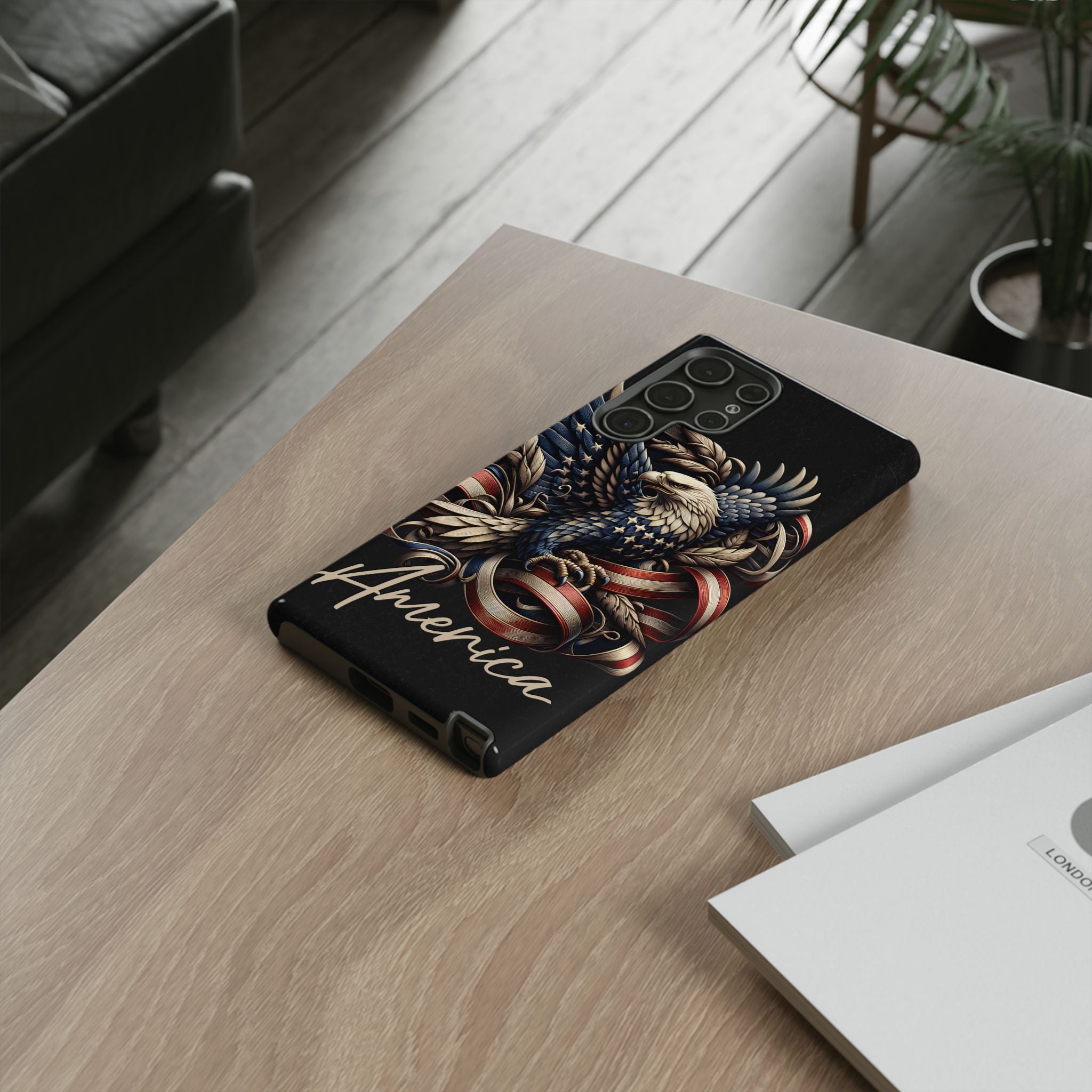 Phone Case - Patriotic American Eagle Design