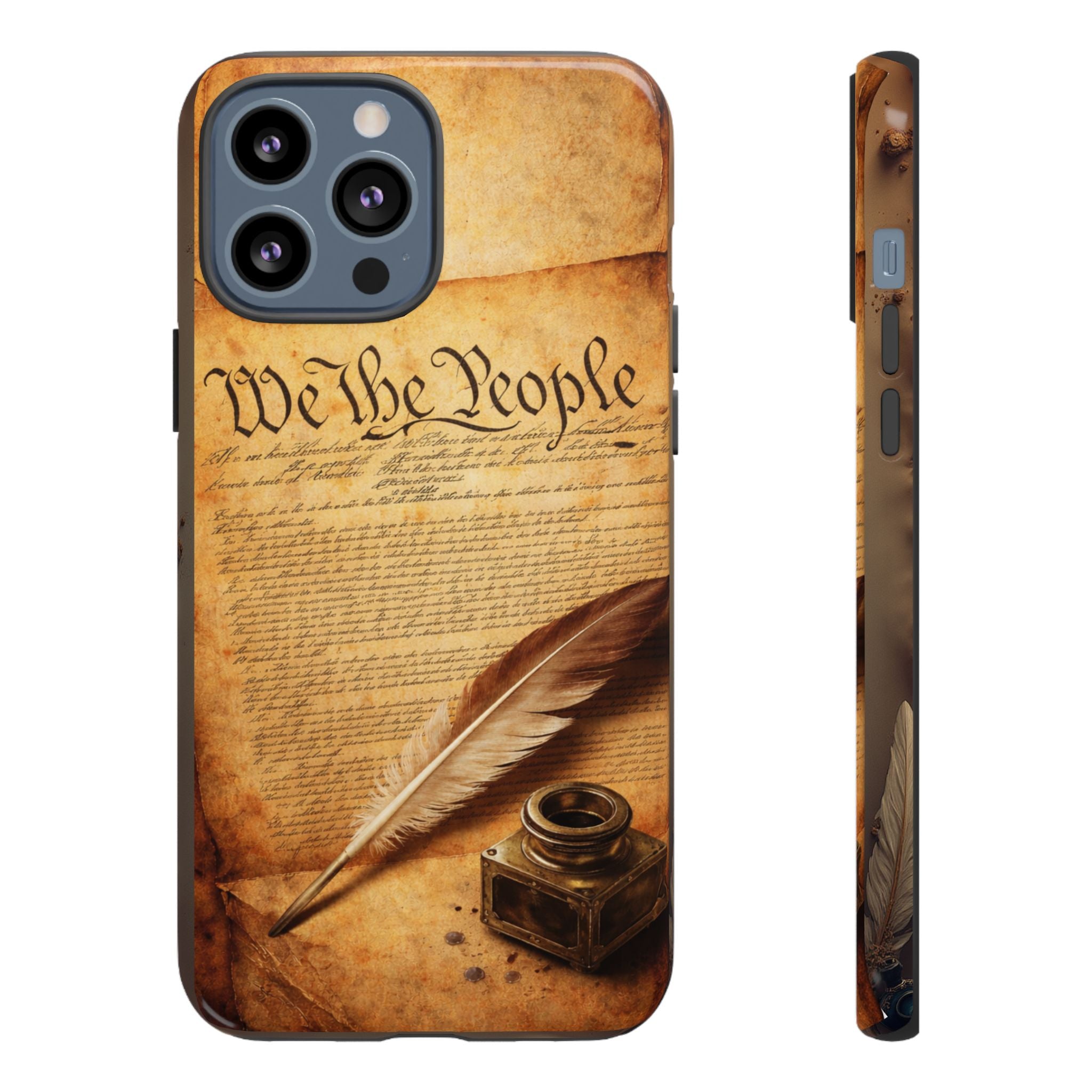 Patriotic "We The People" Phone Case — Vintage Constitution Design