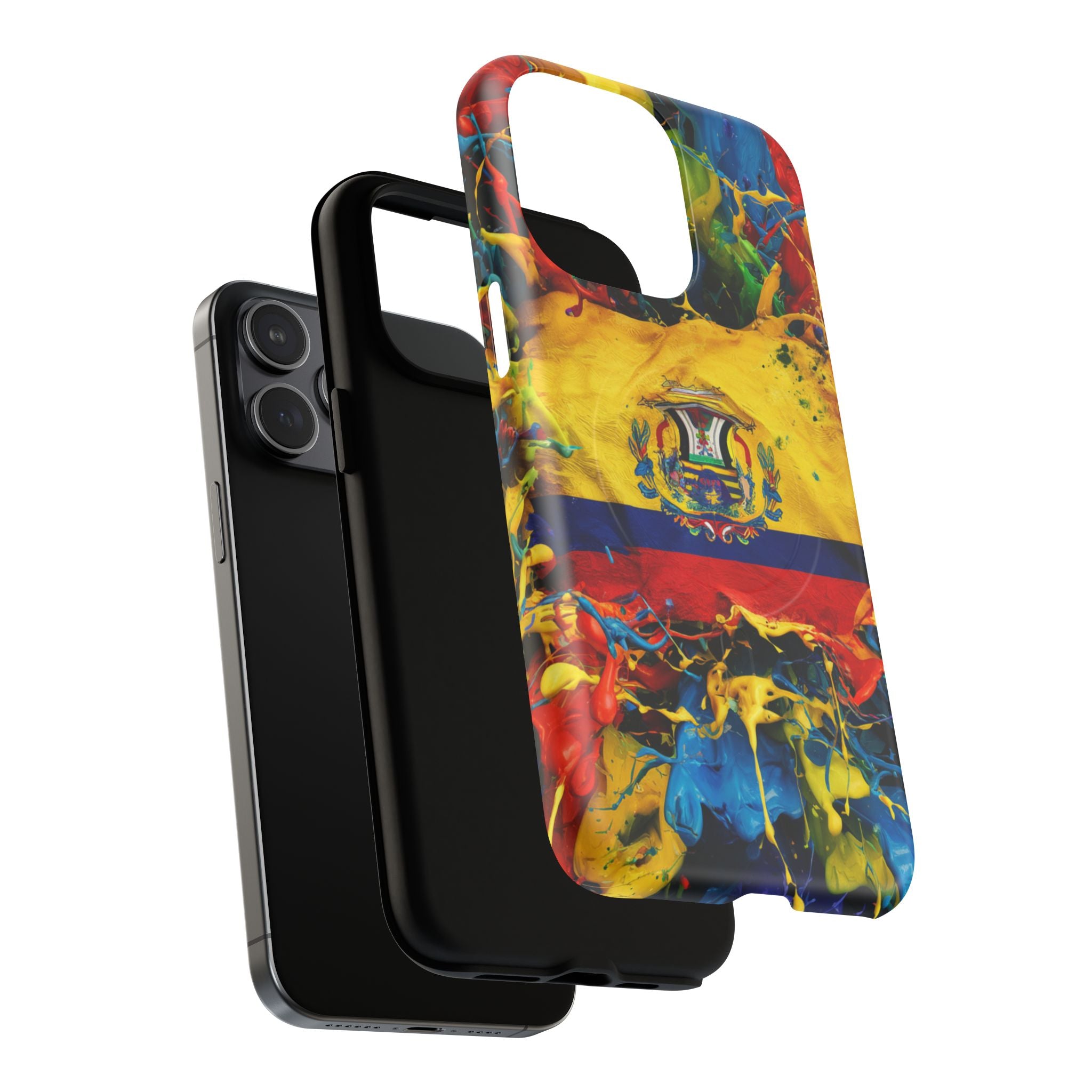 Paint Splash Phone Case, Ecuadorian design fits Iphone 14-16