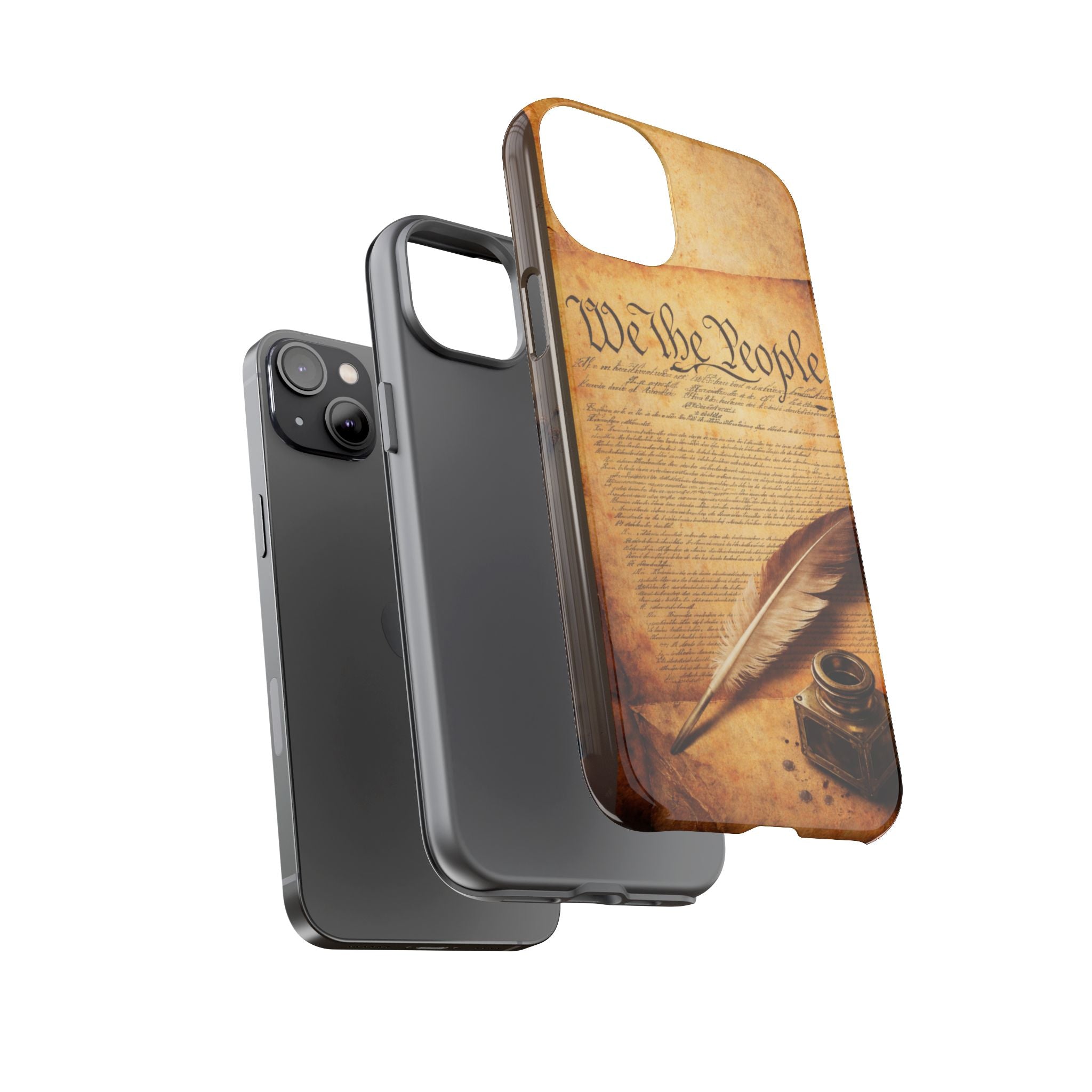 Patriotic "We The People" Phone Case — Vintage Constitution Design