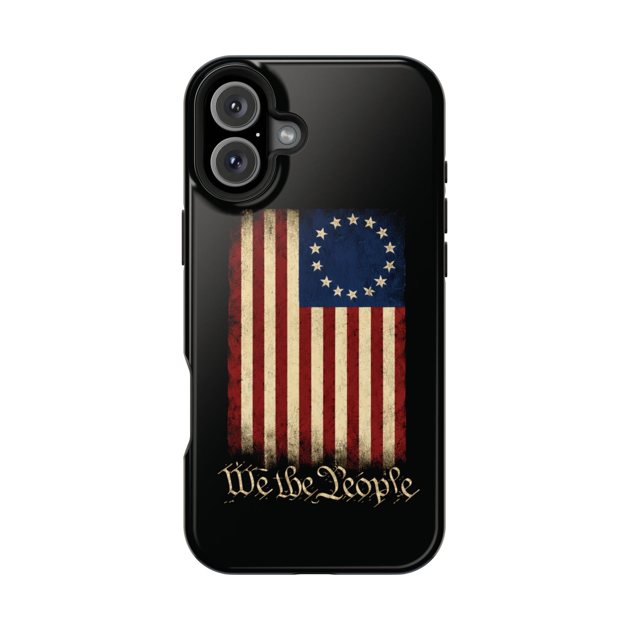 Phone Case — Vintage Betsy Ross Flag "We the People" Magnetic Impact-Resistant Case