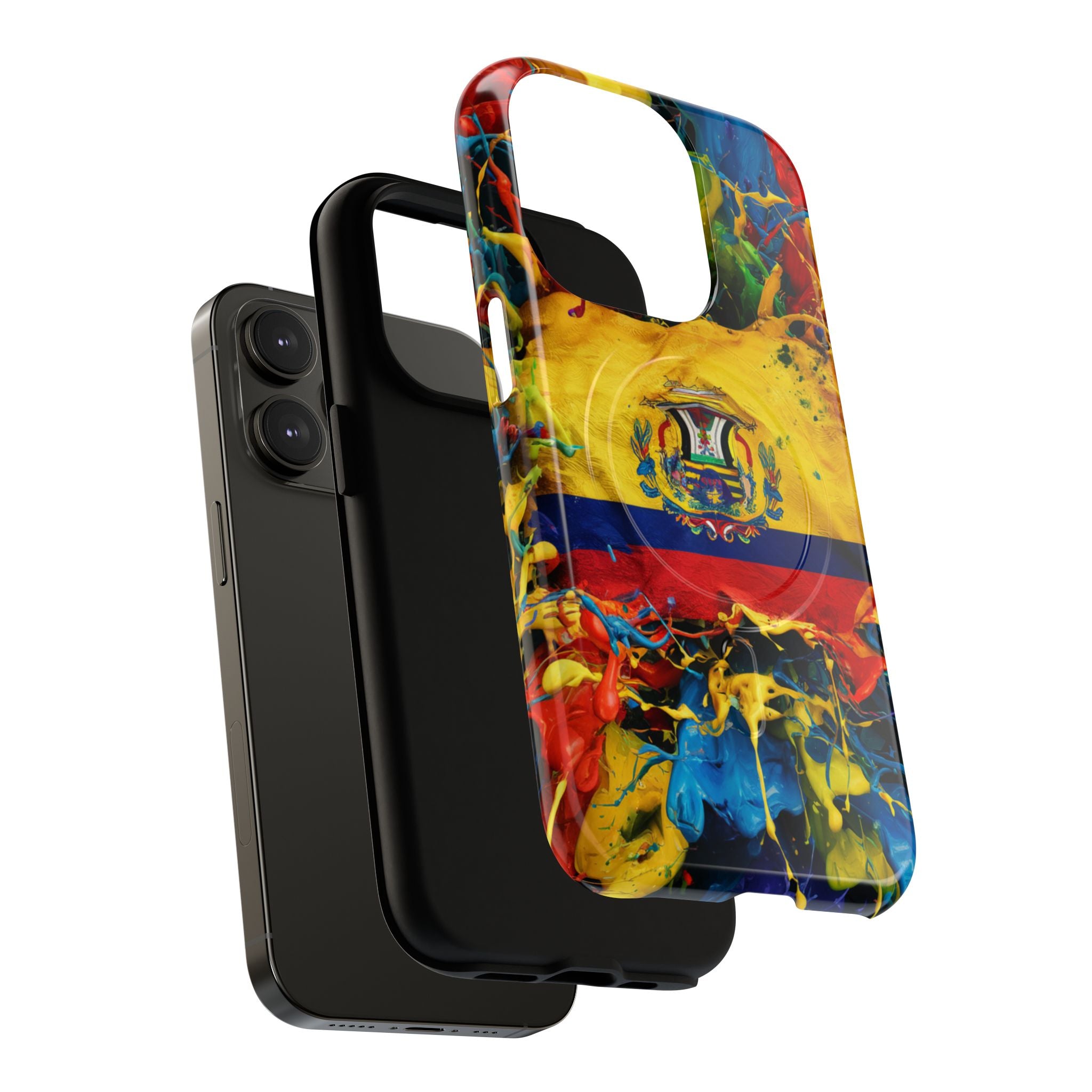 Paint Splash Phone Case, Ecuadorian design fits Iphone 14-16