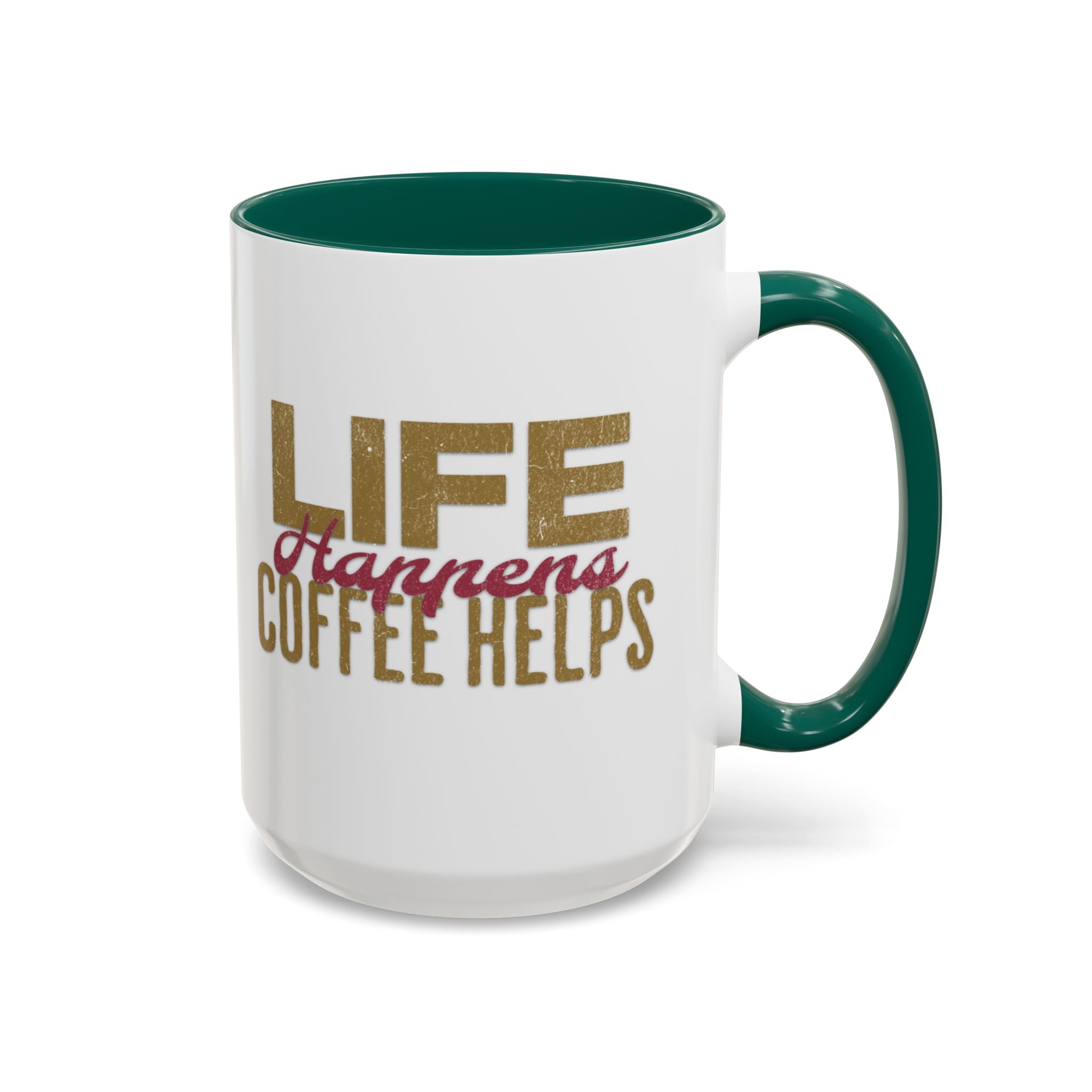 Coffee Is a Cup of Hope 15oz Mug — Colorful Ceramic Coffee Cup