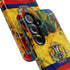Phone Case, Ecuadorian Flag Paint Splash Design For Samsung And Google Pixel