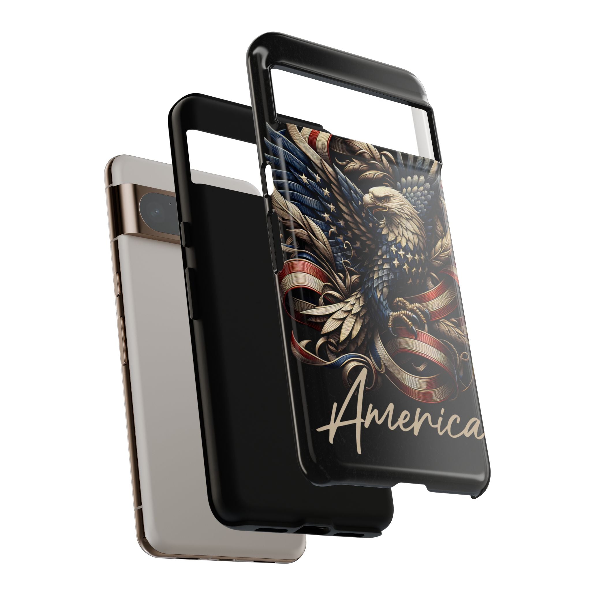Phone Case - Patriotic American Eagle Design