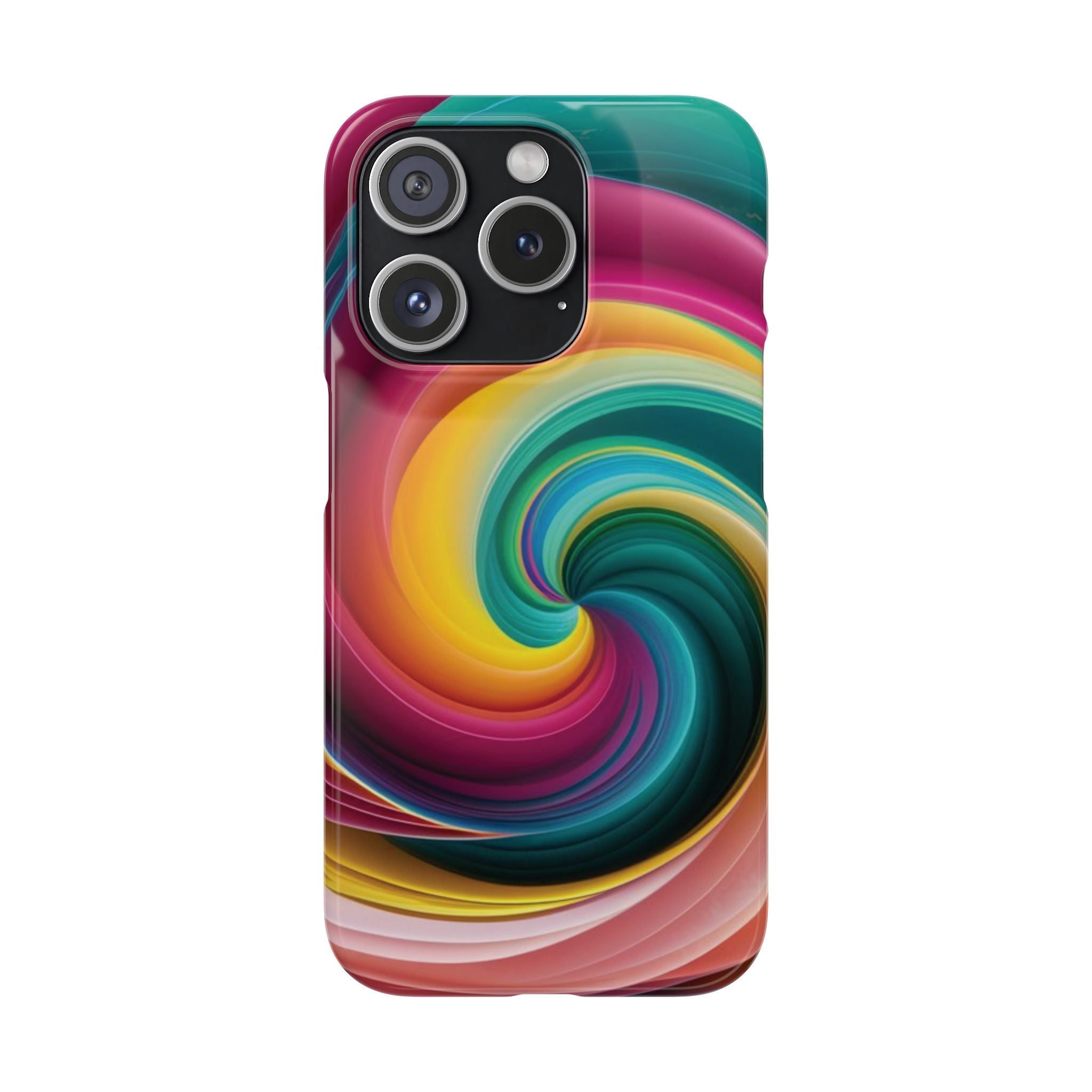 Colorful Abstract Swirl Phone Case I phone 18-13