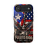 Puerto Rico Eagle Tough Magnetic Phone Case — Patriotic USA & PR Flag Design