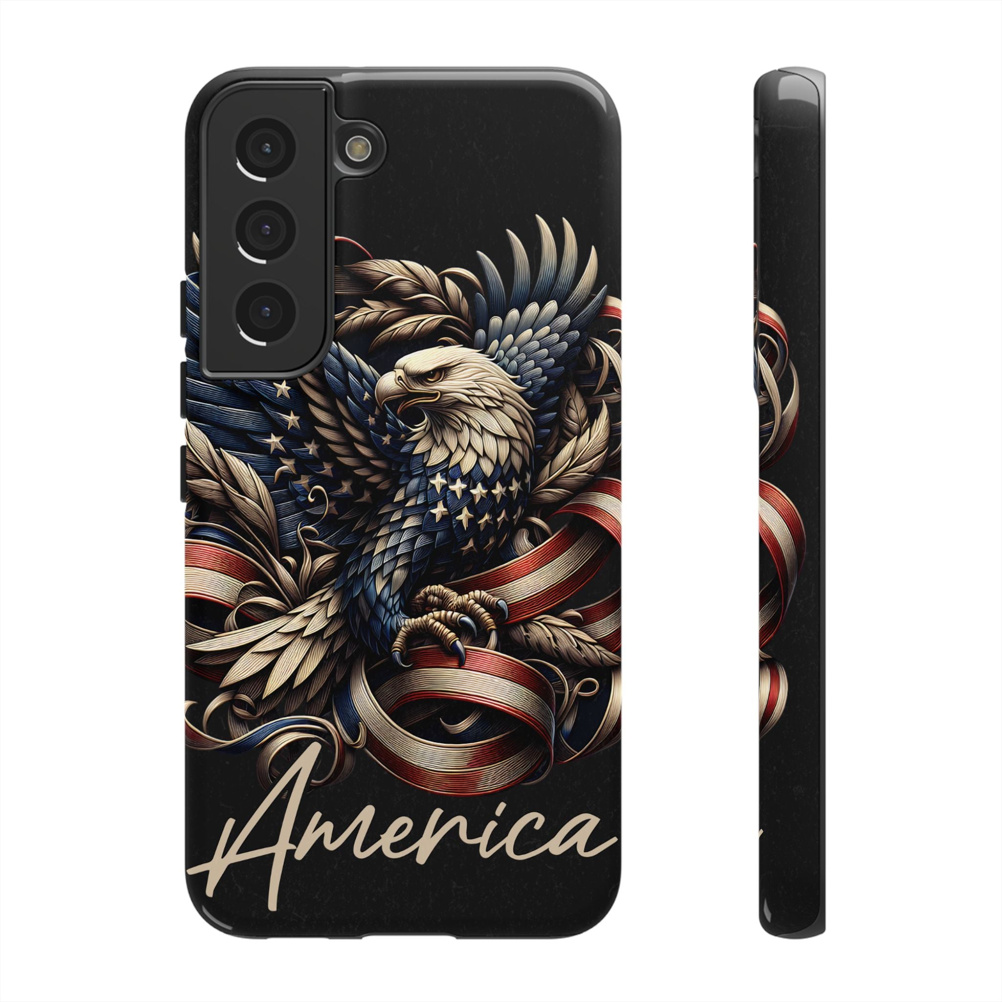 Phone Case - Patriotic American Eagle Design