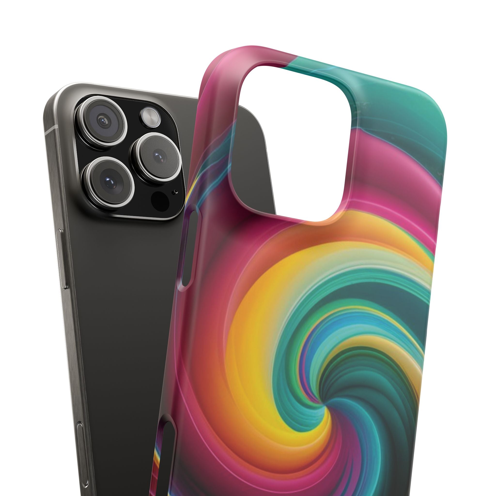 Colorful Abstract Swirl Phone Case I phone 18-13