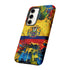 Phone Case, Ecuadorian Flag Paint Splash Design For Samsung And Google Pixel