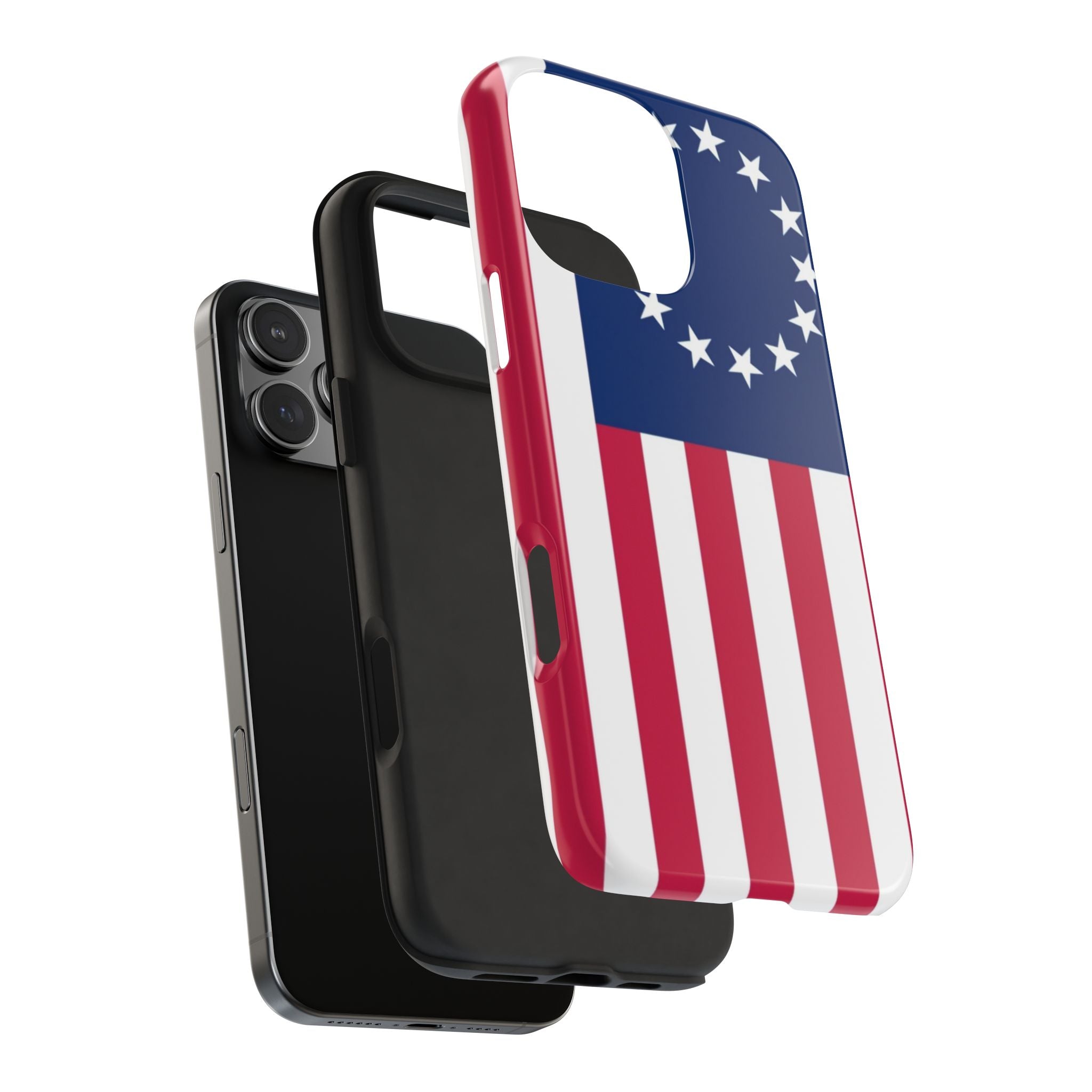 Betsy Ross Flag Tough Phone Case — Vintage 13-Star American Patriotic Cover