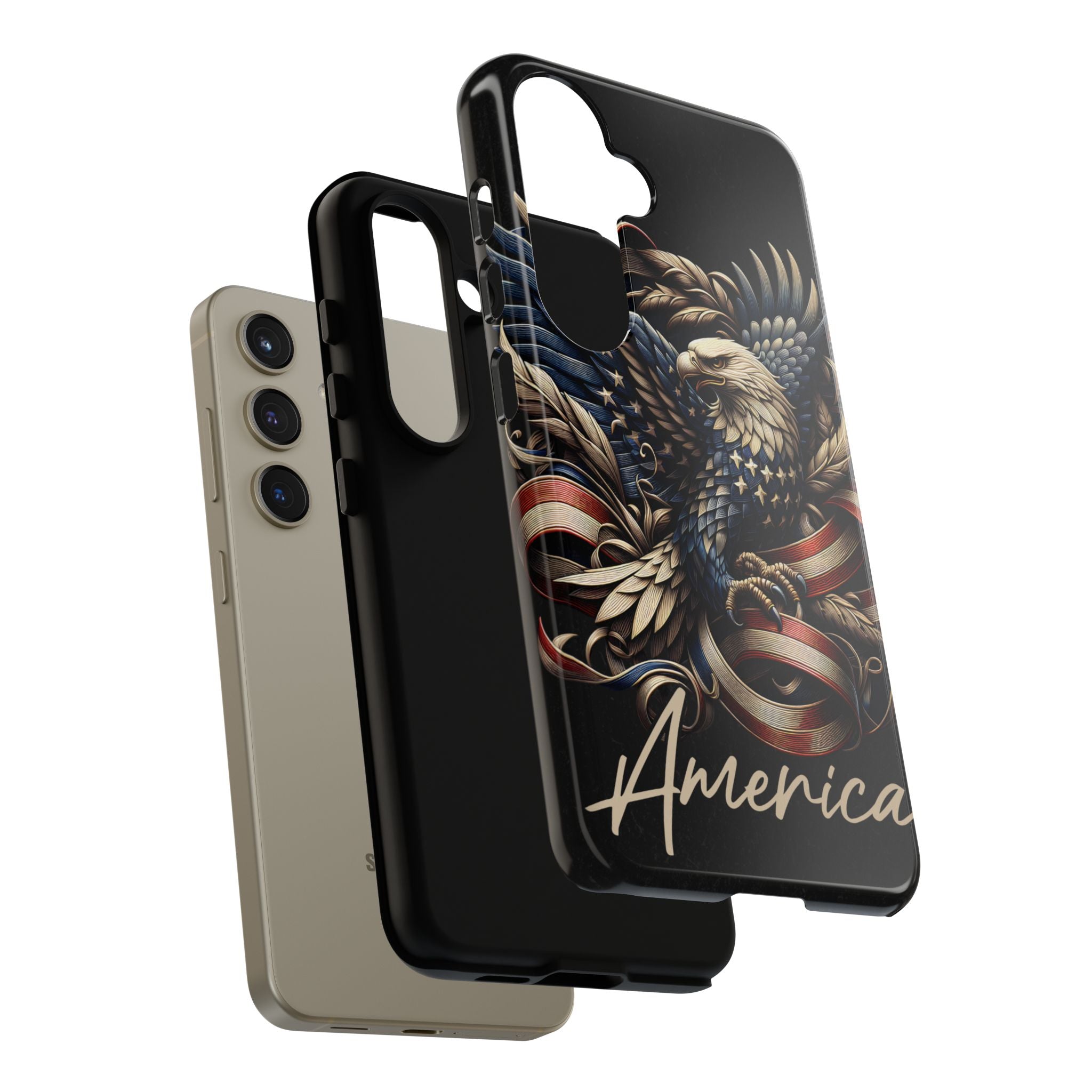 Phone Case - Patriotic American Eagle Design