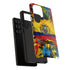 Phone Case, Ecuadorian Flag Paint Splash Design For Samsung And Google Pixel