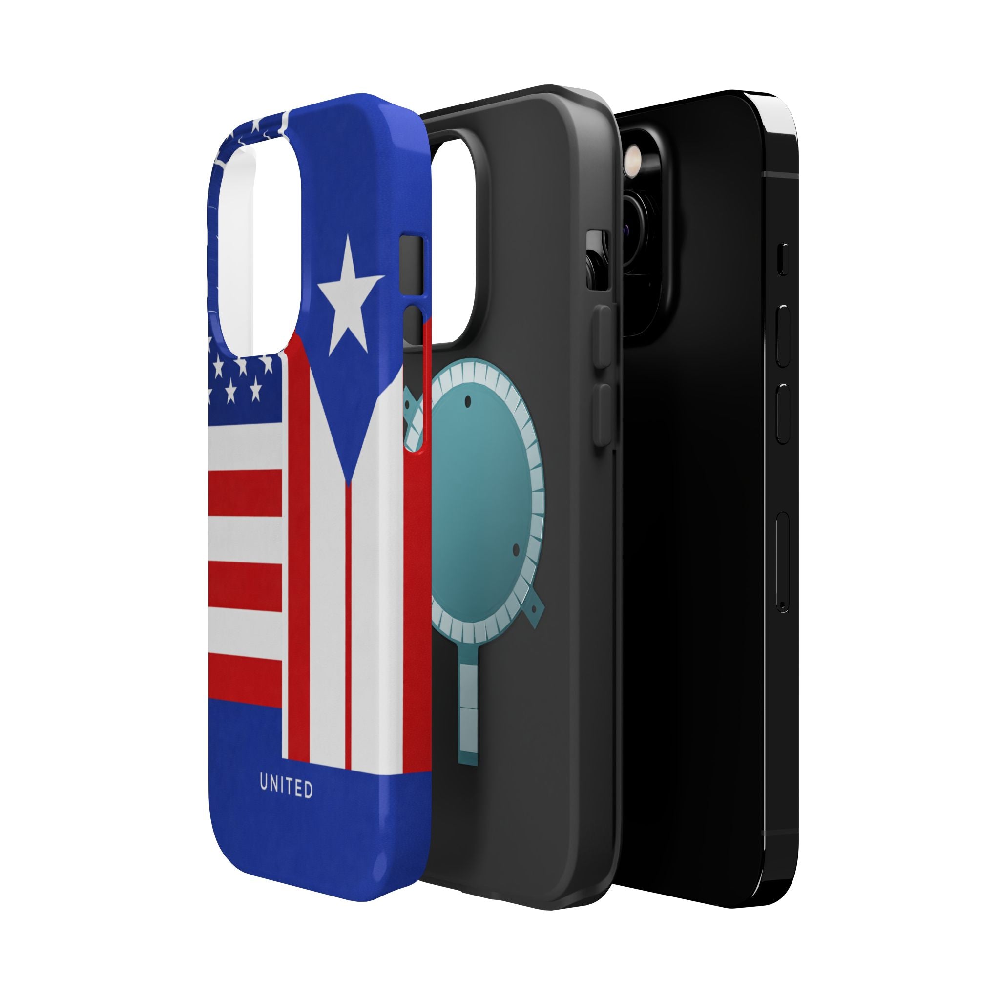 Puerto Rico USA Unity Flag Phone Case Iphone 13-17