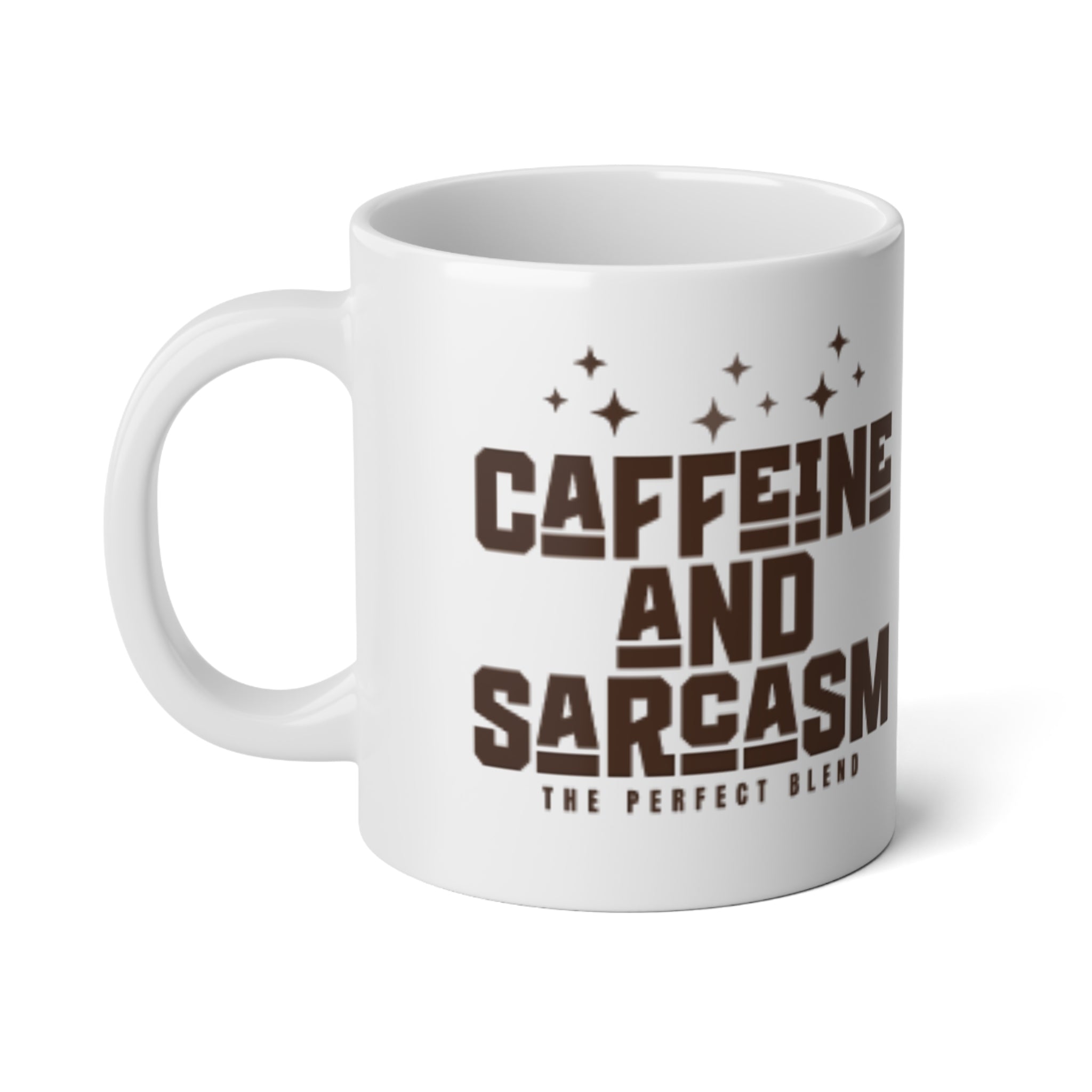 Jumbo Mug, 20oz Caffeine And Sarcasm