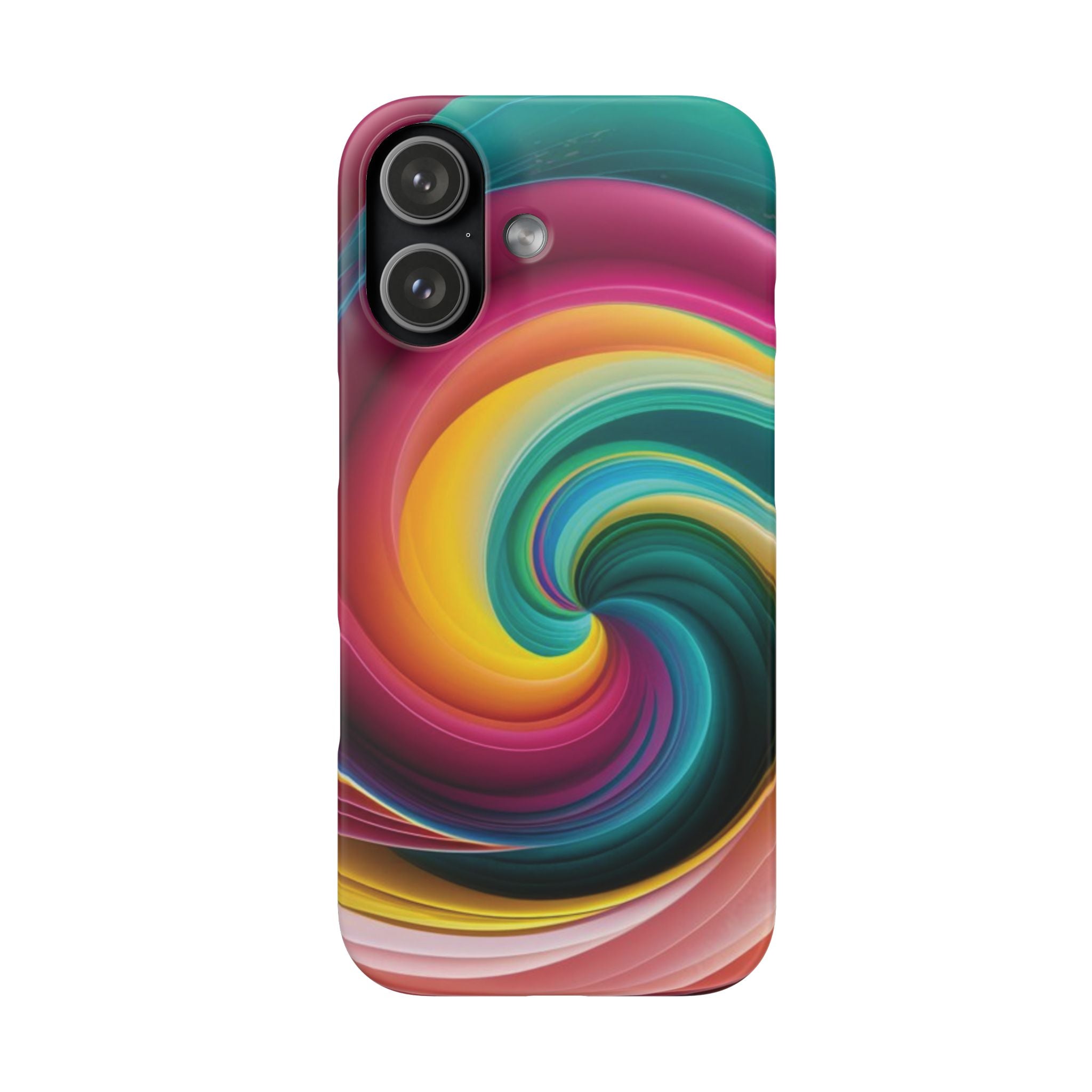 Colorful Abstract Swirl Phone Case I phone 18-13