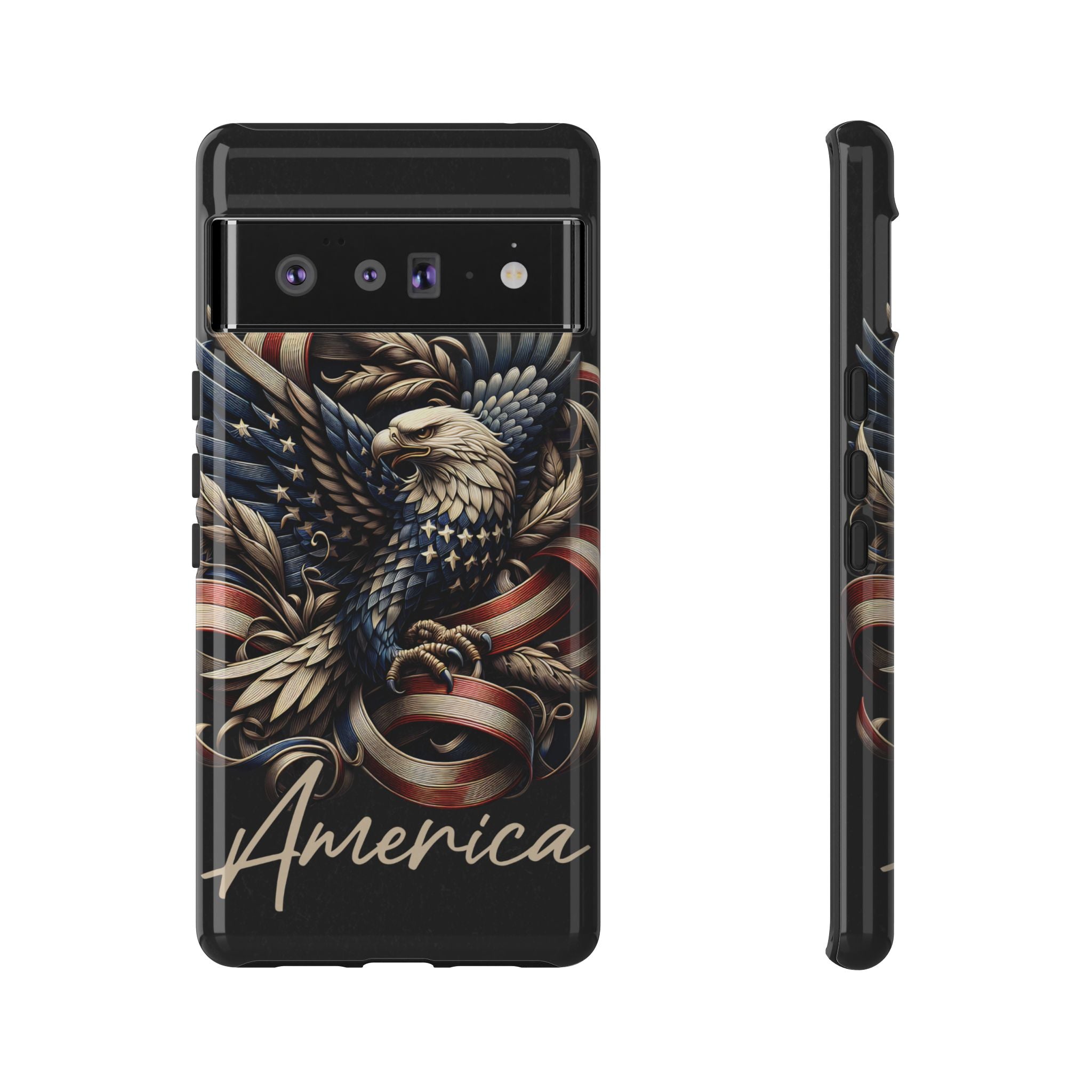 Phone Case - Patriotic American Eagle Design