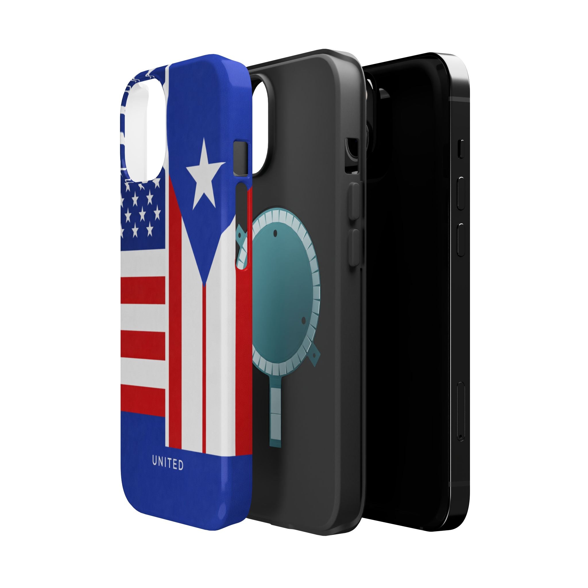 Puerto Rico USA Unity Flag Phone Case Iphone 13-17