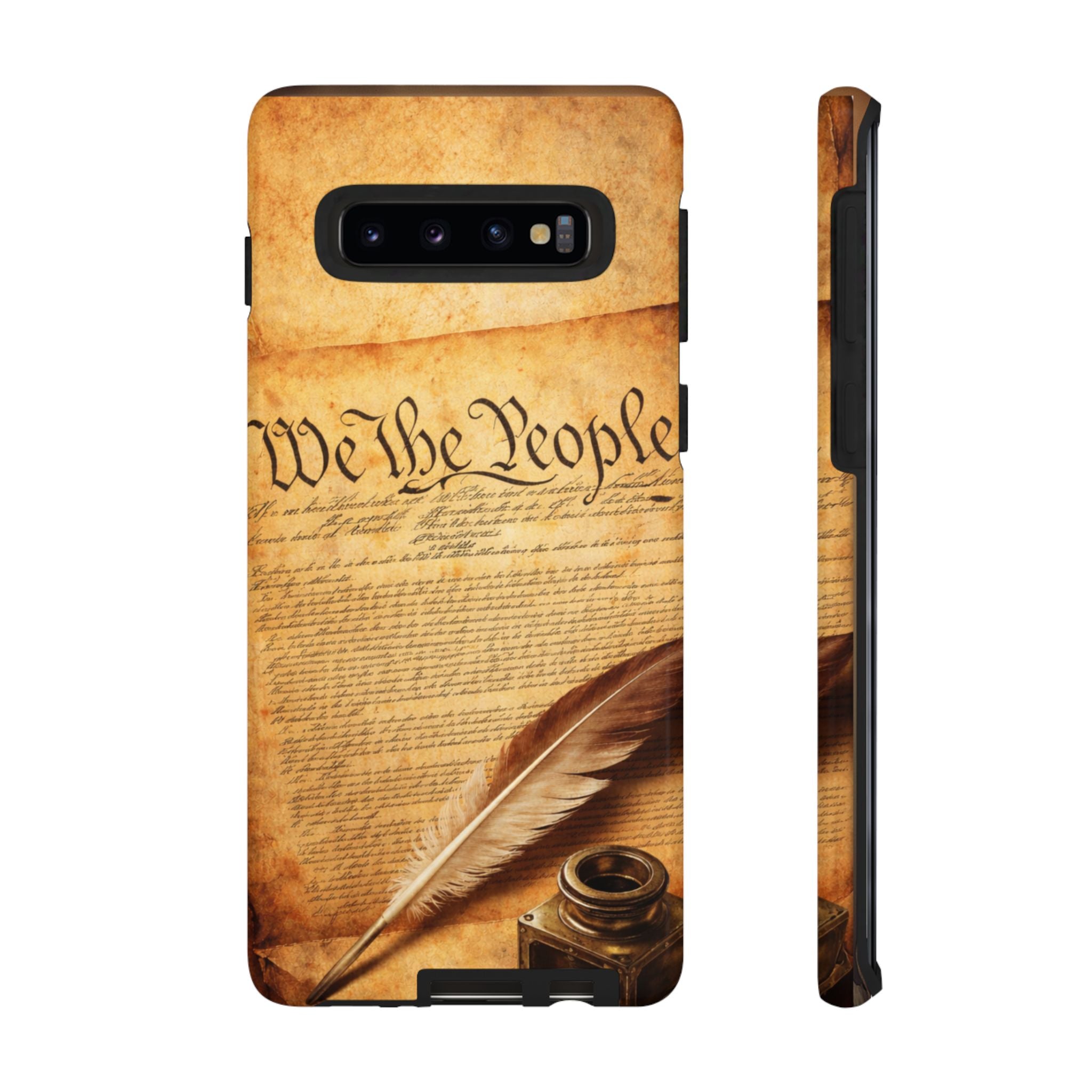 Phone Case — "We the People" Constitution Design with Quill & Ink (Patriotic)