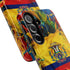 Phone Case, Ecuadorian Flag Paint Splash Design For Samsung And Google Pixel