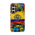 Phone Case, Ecuadorian Flag Paint Splash Design For Samsung And Google Pixel