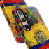 Phone Case, Ecuadorian Flag Paint Splash Design For Samsung And Google Pixel