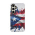 Phone Case For Samsung- Paint Splash Puerto Rican Flag