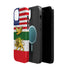 Persian Lion & Dove Magnetic Phone Case — Impact-Resistant iPhone Cover