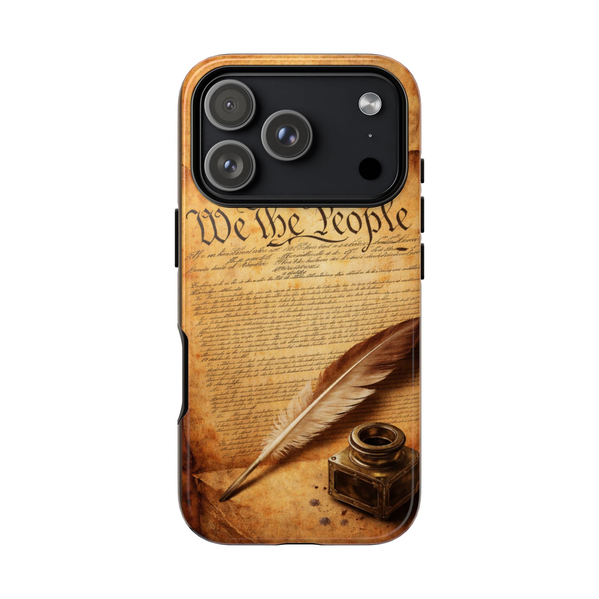 Patriotic "We The People" Phone Case — Vintage Constitution Design