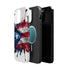 Puerto Rican Flag Paint Splash Design 17-13 - Magnetic Compatible