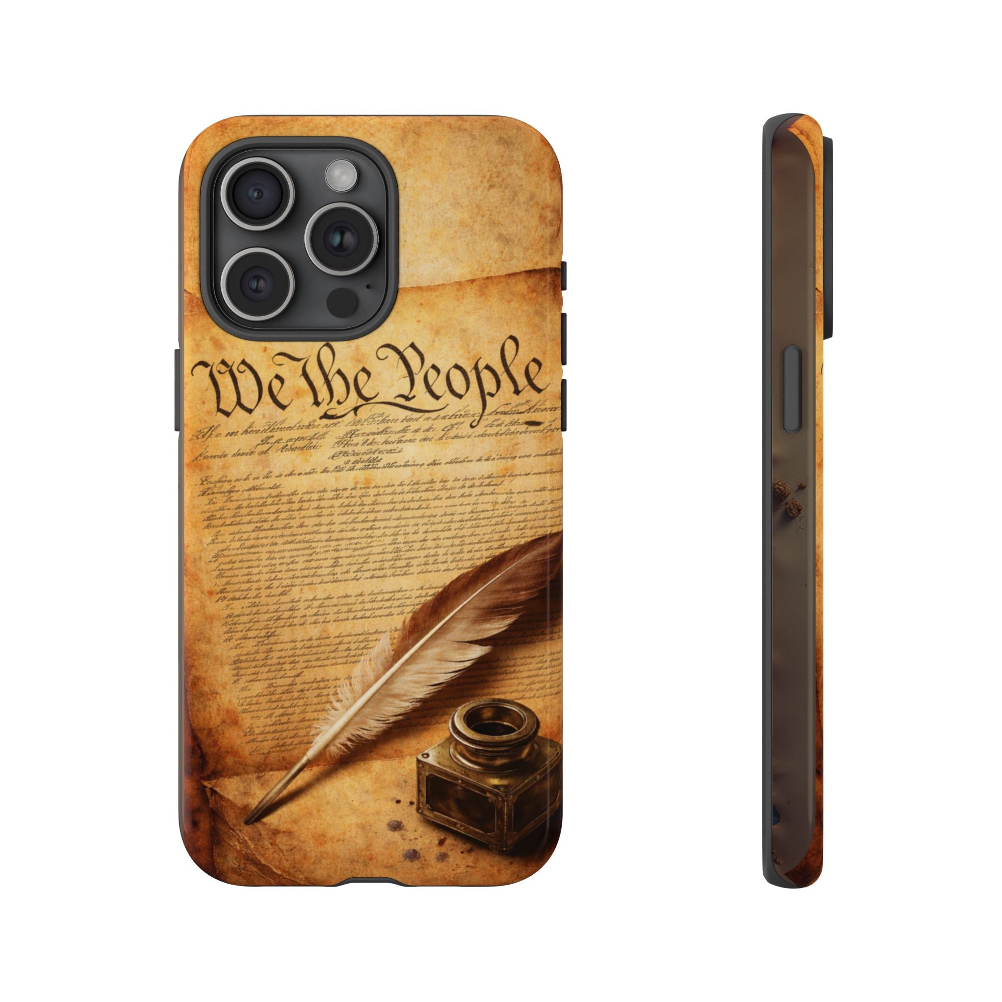 Patriotic "We The People" Phone Case — Vintage Constitution Design