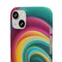 Colorful Abstract Swirl Phone Case I phone 18-13